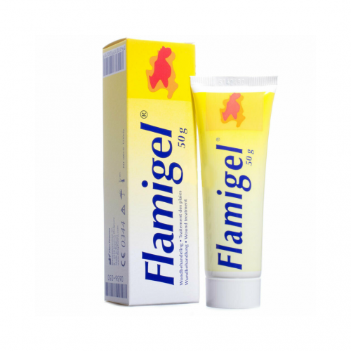 Flamigel Υδροενεργό Επίθεμα σε Μορφή Gel Iδανικό για την Aντιμετώπιση Πληγών & Εγκαυμάτων, 50g